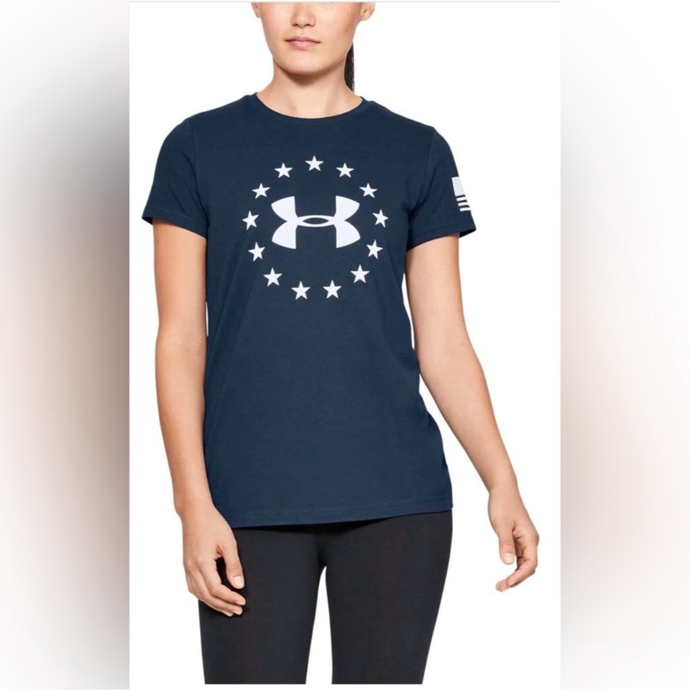 Under Armour women’s freedom logo short sleeve T-shirt
